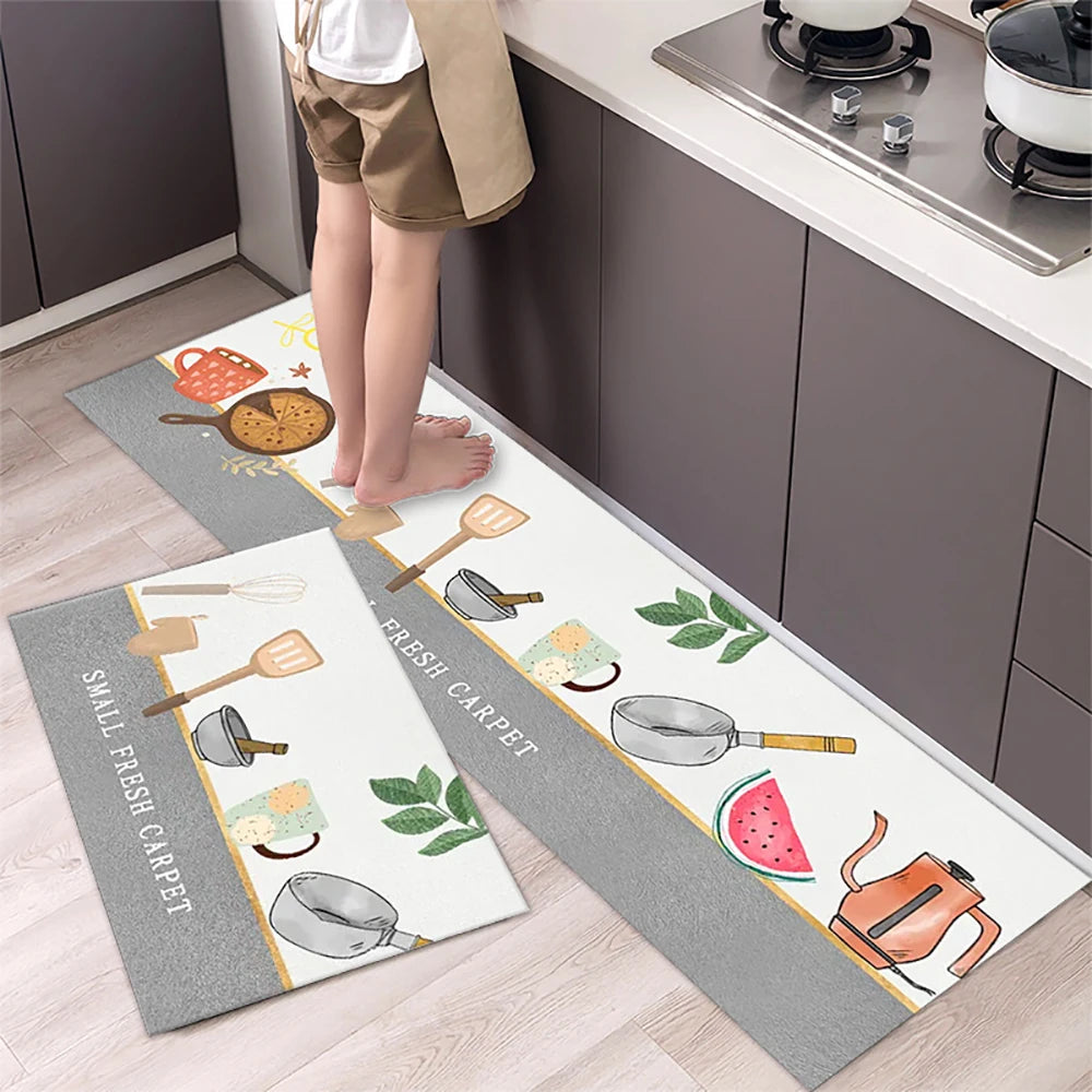 Crystal-Velvet Absorbent Kitchen Runner