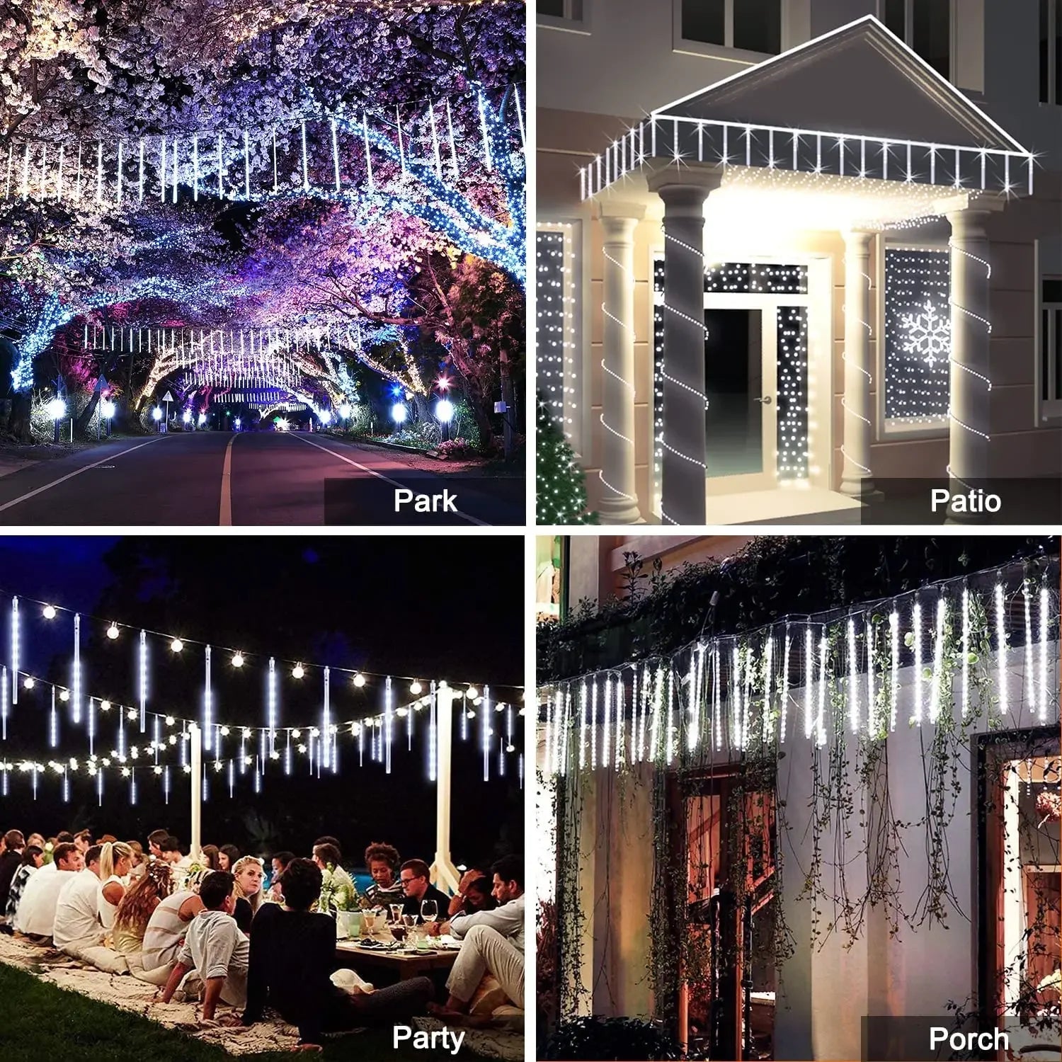 Solar Waterproof LED Outdoor String Lights