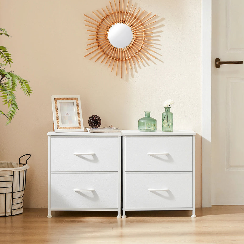 Fabric Drawer Nightstand