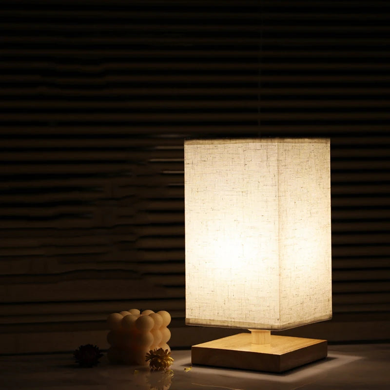 Wood Table Lamp