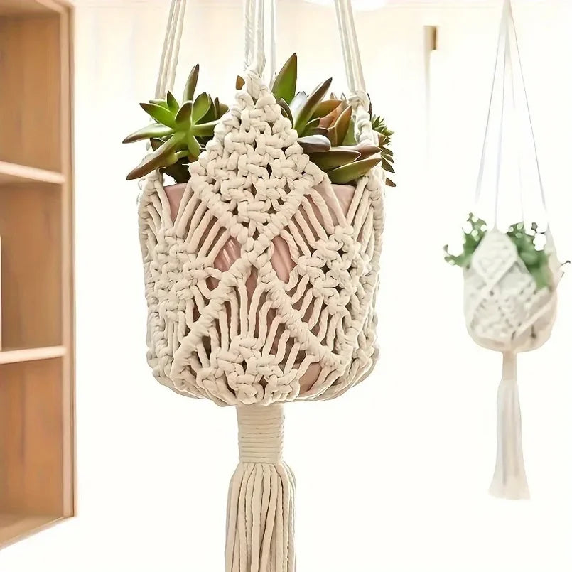 Boho Macrame Plant Hanger