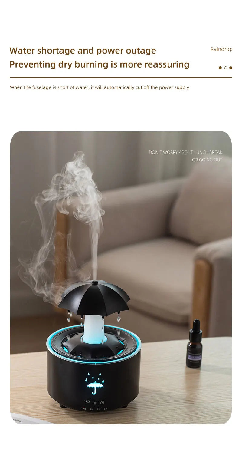Remote-Control Rain Cloud Diffuser