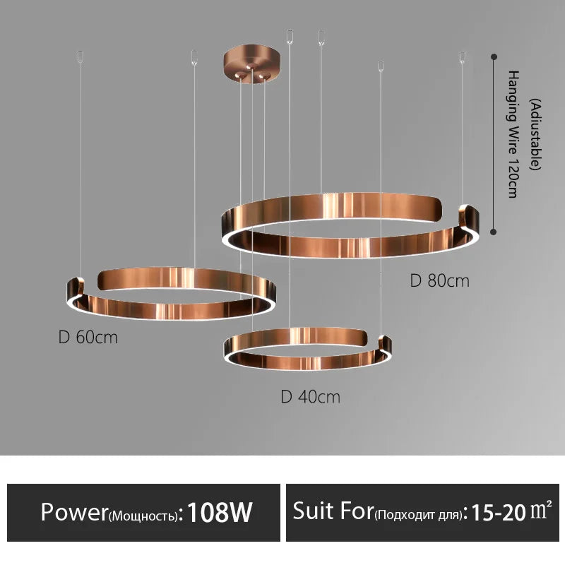 Ring LED Chandelier