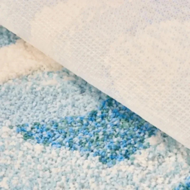 Ocean Wave Tufted Accent Rug