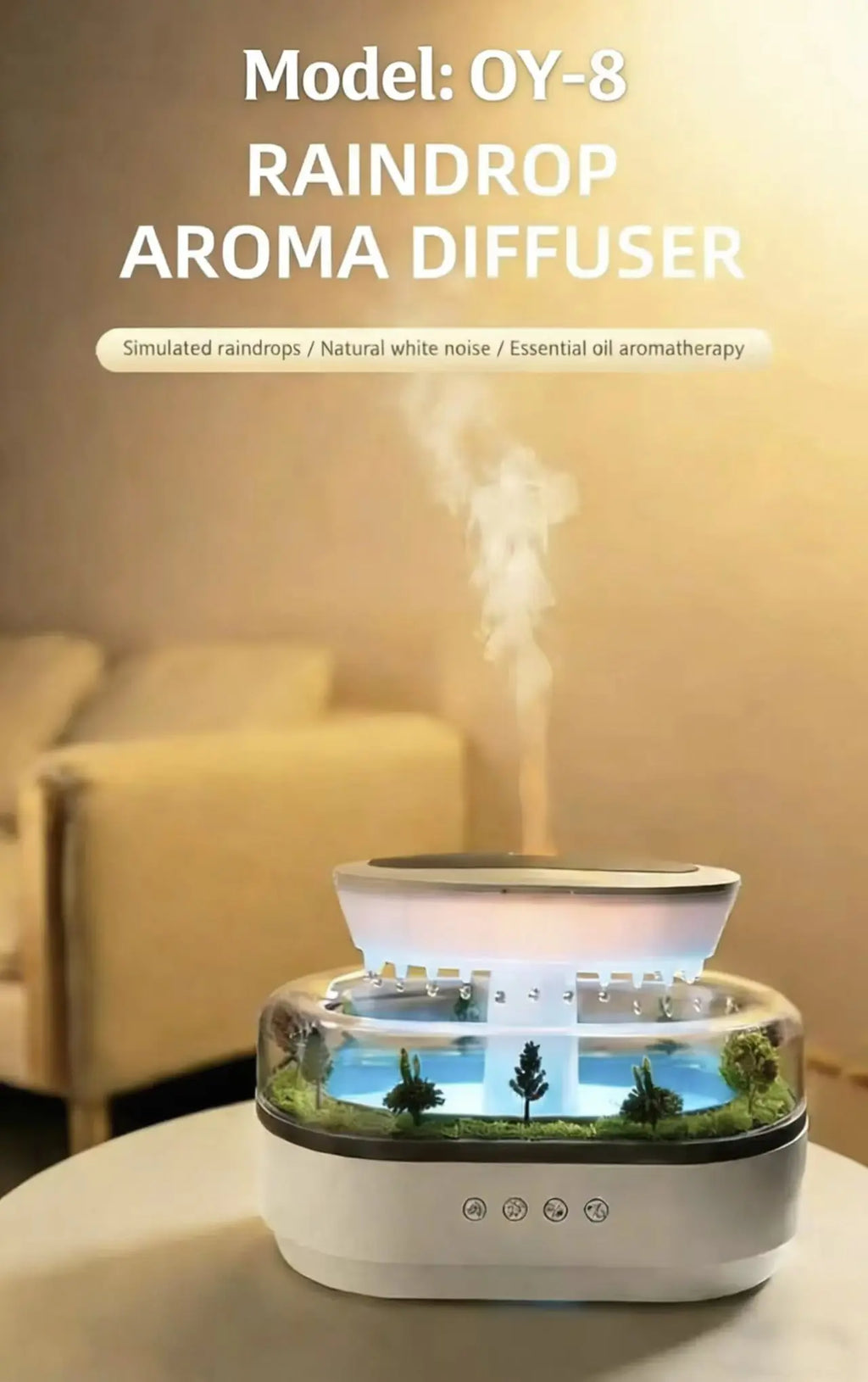 White-Noise Rain Cloud Humidifier