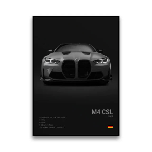Classic Performance Car Canvas Print