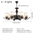 Glass Vintage Chandelier