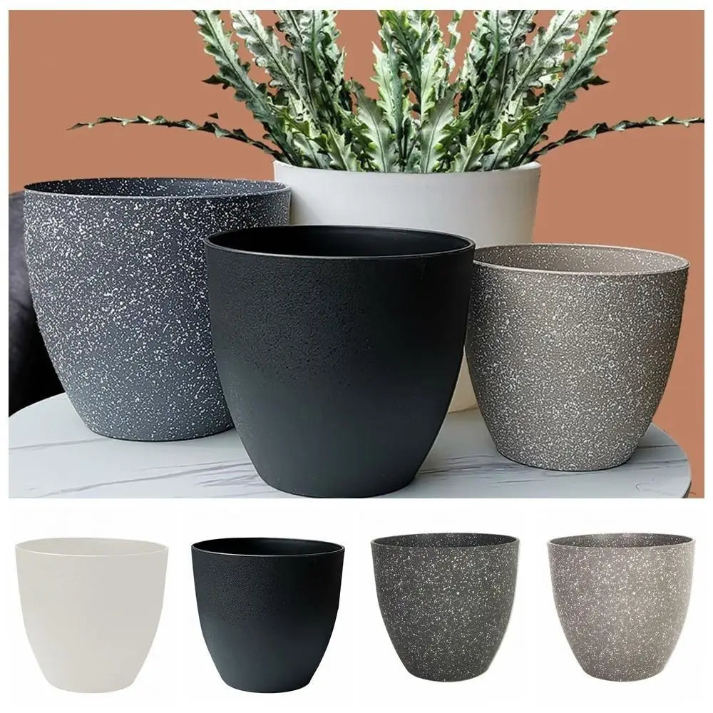 Frosted Outdoor Planter