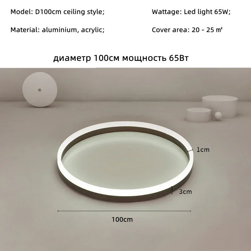 Acrylic Dimmable LED Chandelier