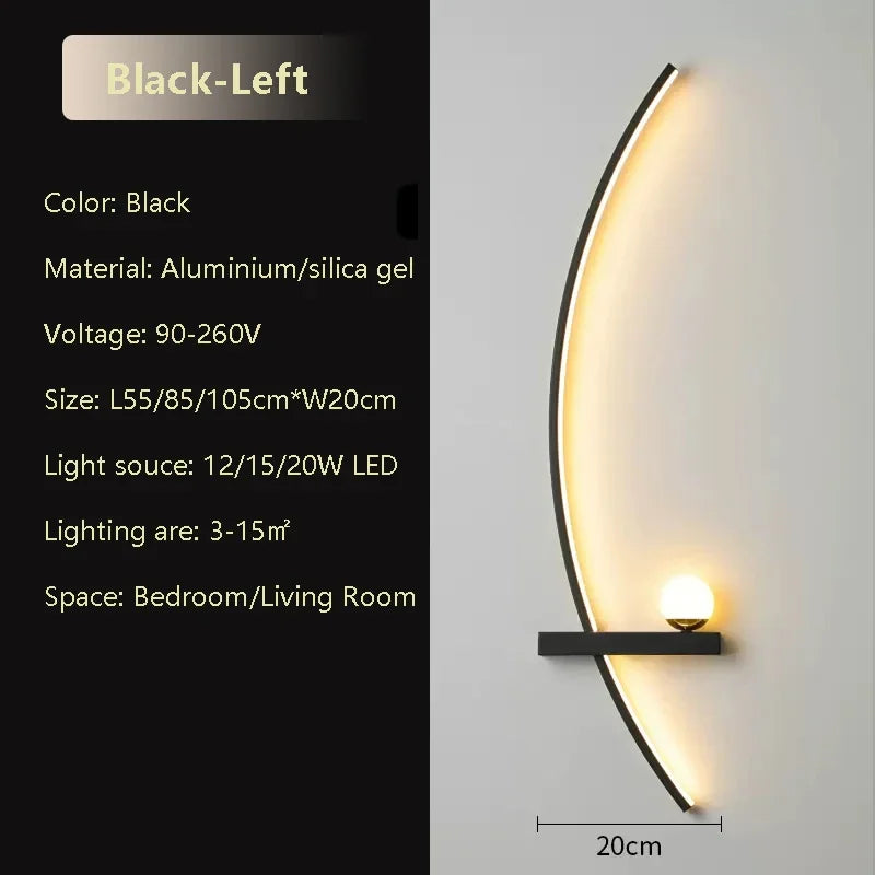 Smart Remote-Control LED Wall Light