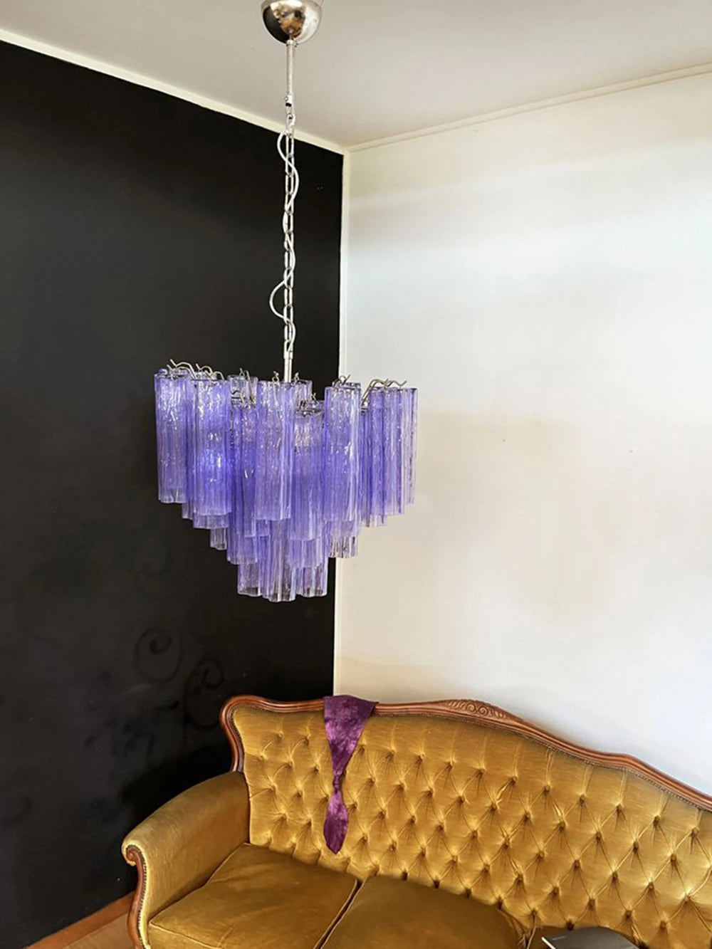 Art Glass Dimmable LED Chandelier