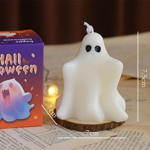 Halloween Ghost Candle Atmosphere Home Modeling Wax Set Ghost Premium Gifts Aromatherapy Home Decoration Gifts