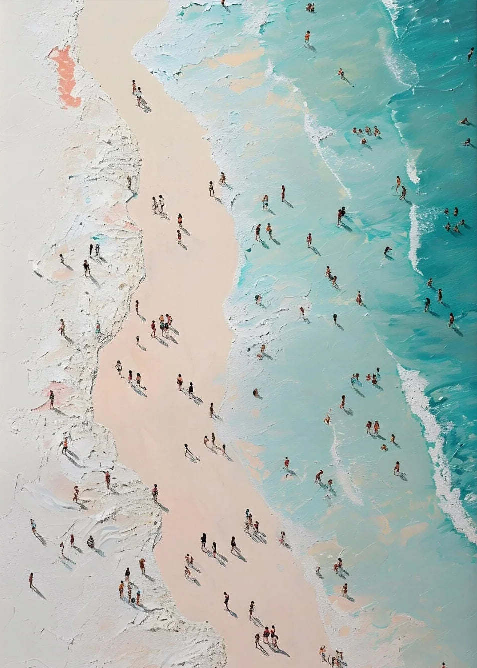 Summer Poolside Canvas Wall Art