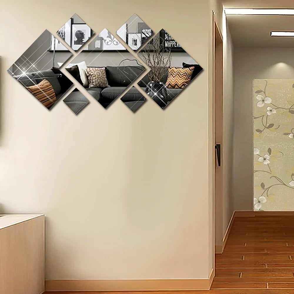 Acrylic Arched Wall Mirror
