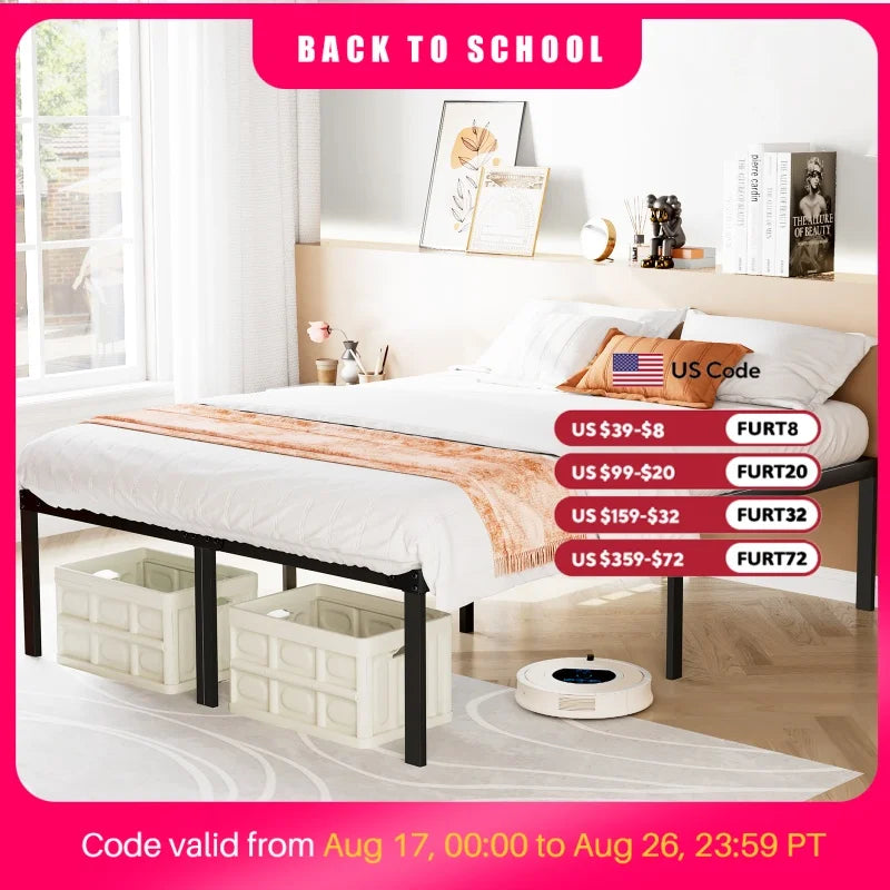 Metal Platform Bed Frame