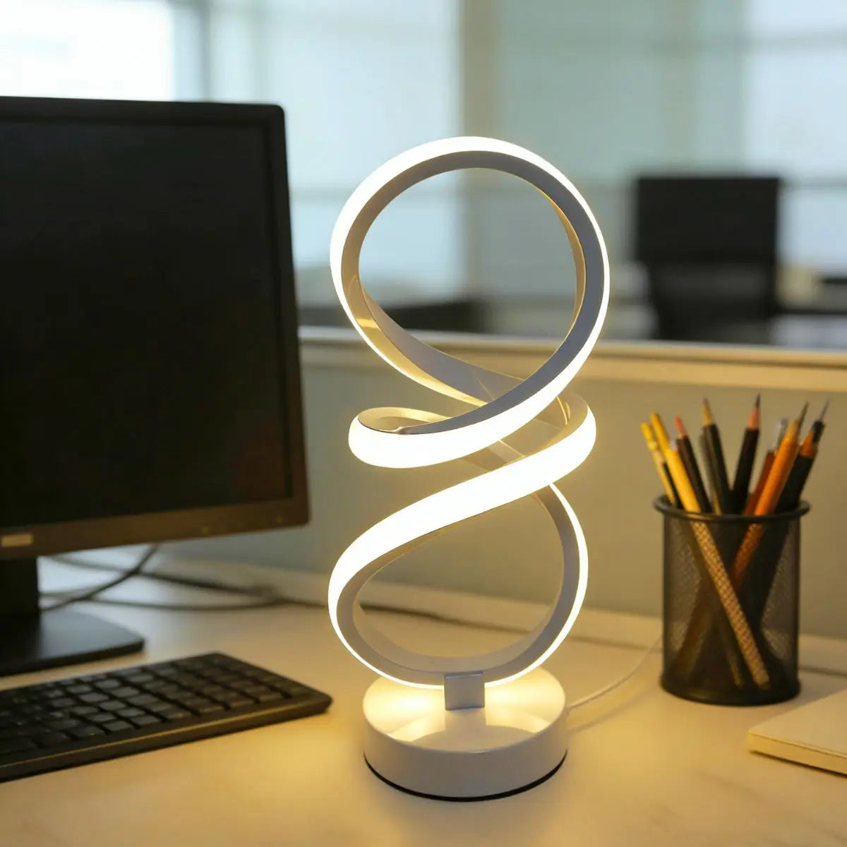Vintage Motion-Sensor LED Table Lamp