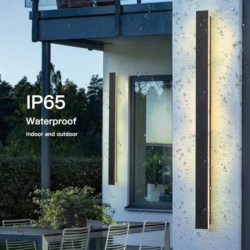 Long Waterproof Outdoor LED Wall Light
