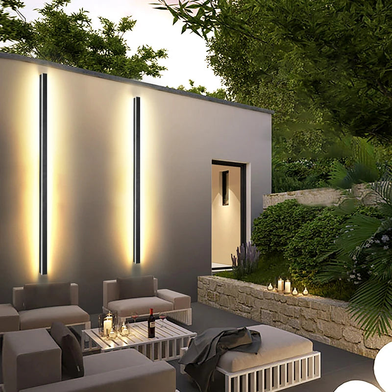 Long Waterproof Outdoor LED Wall Light — additional view