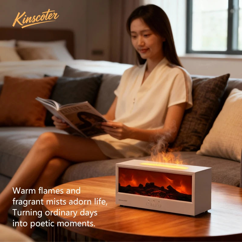 Color-Changing Fireplace Aroma Diffuser