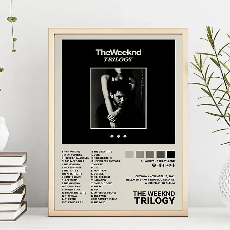 Modern Music Portrait Canvas Print