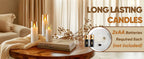 Flameless Acrylic LED Candles