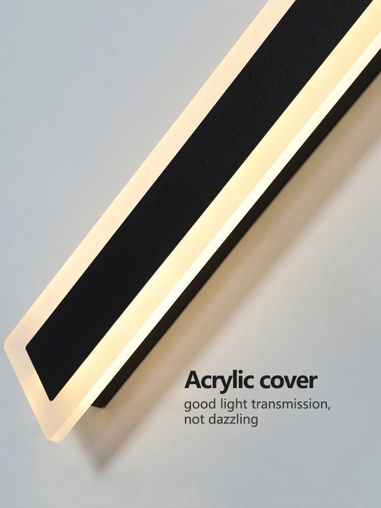 Long Strip Waterproof Outdoor LED Wall Light