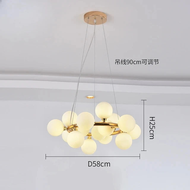 Glass LED Chandelier