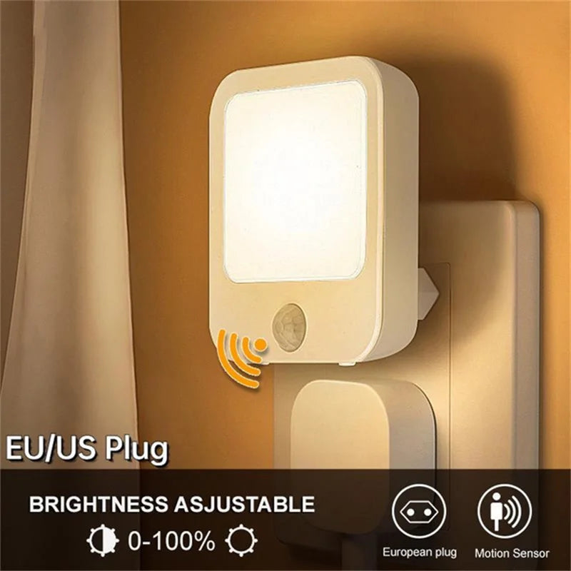 Motion-Sensor Dimmable LED Night Light