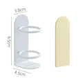 Traceless Wall-Mounted Electric Toothbrush Holder Punch-free Razor Circular Holders Storage Shelf Bathroom Toothbrush Organizer