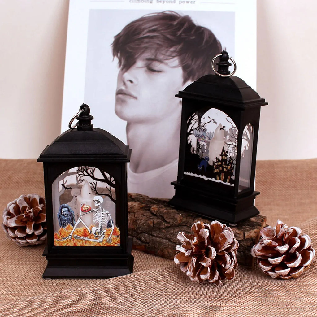 Haunted Scene LED Lantern