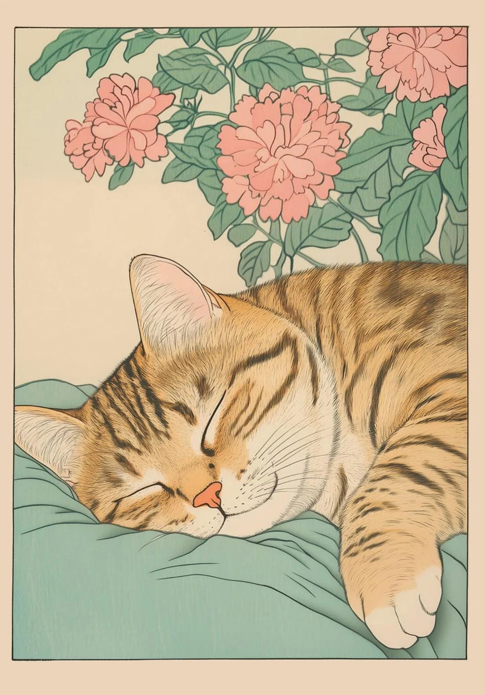 Japanese Vintage Canvas Wall Art