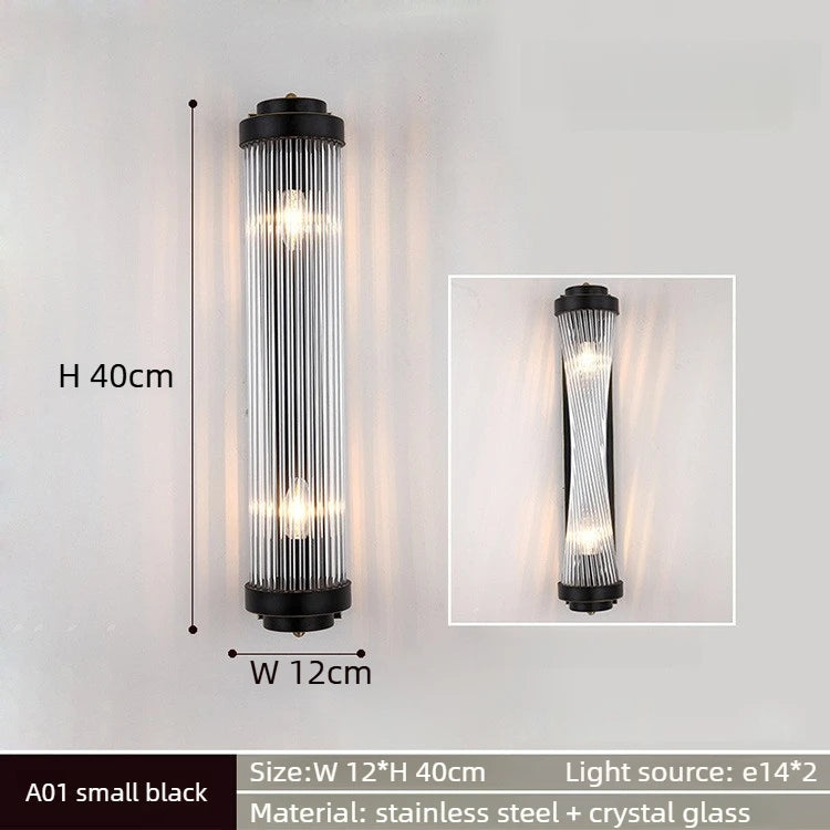 French Crystal Wall Sconce