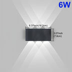 Wide-Voltage Waterproof Outdoor Wall Light