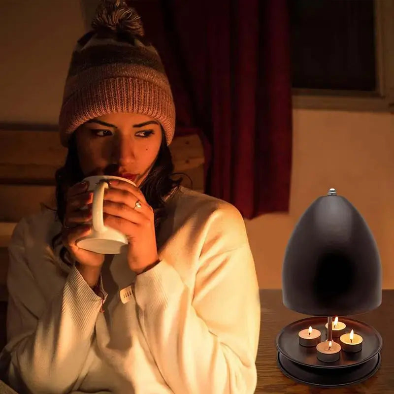 Tea Light Candle Heater Metal Tea Light Stove And Oven Large Space