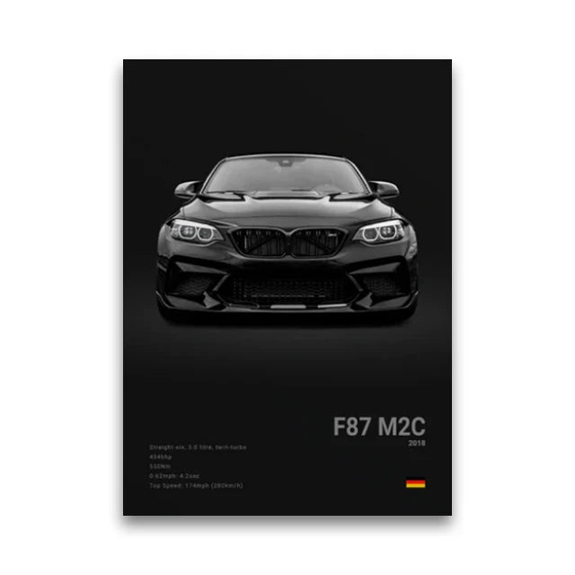 Classic Performance Car Canvas Print