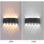 Wide-Voltage Waterproof Outdoor Wall Light