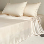 100% Silk Bed Sheet Set Luxury Mulberry Silk Bedding Sets Twin Full Double Queen King Size Fitted Sheet Flat Sheet Pillowcase