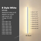 Long Strip Waterproof Outdoor LED Wall Light