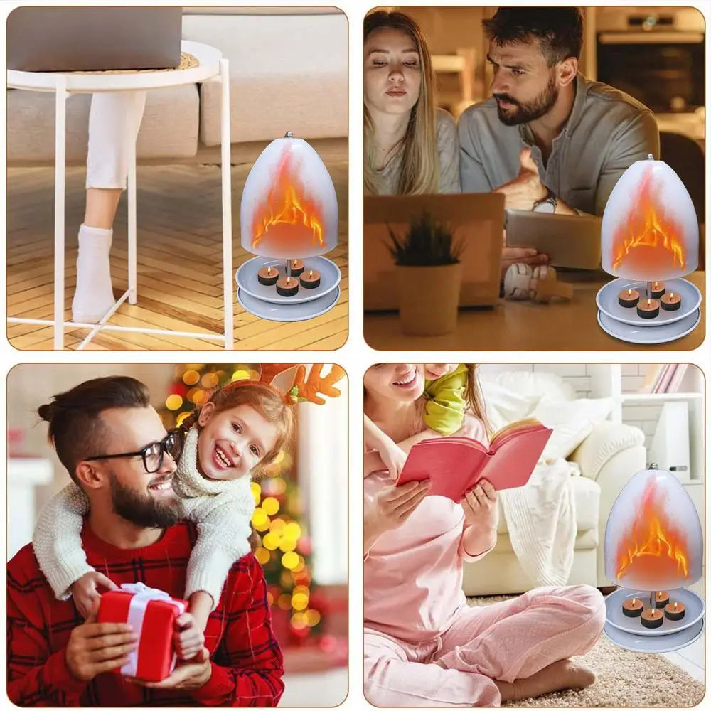 Tea Light Candle Heater Metal Tea Light Stove And Oven Large Space