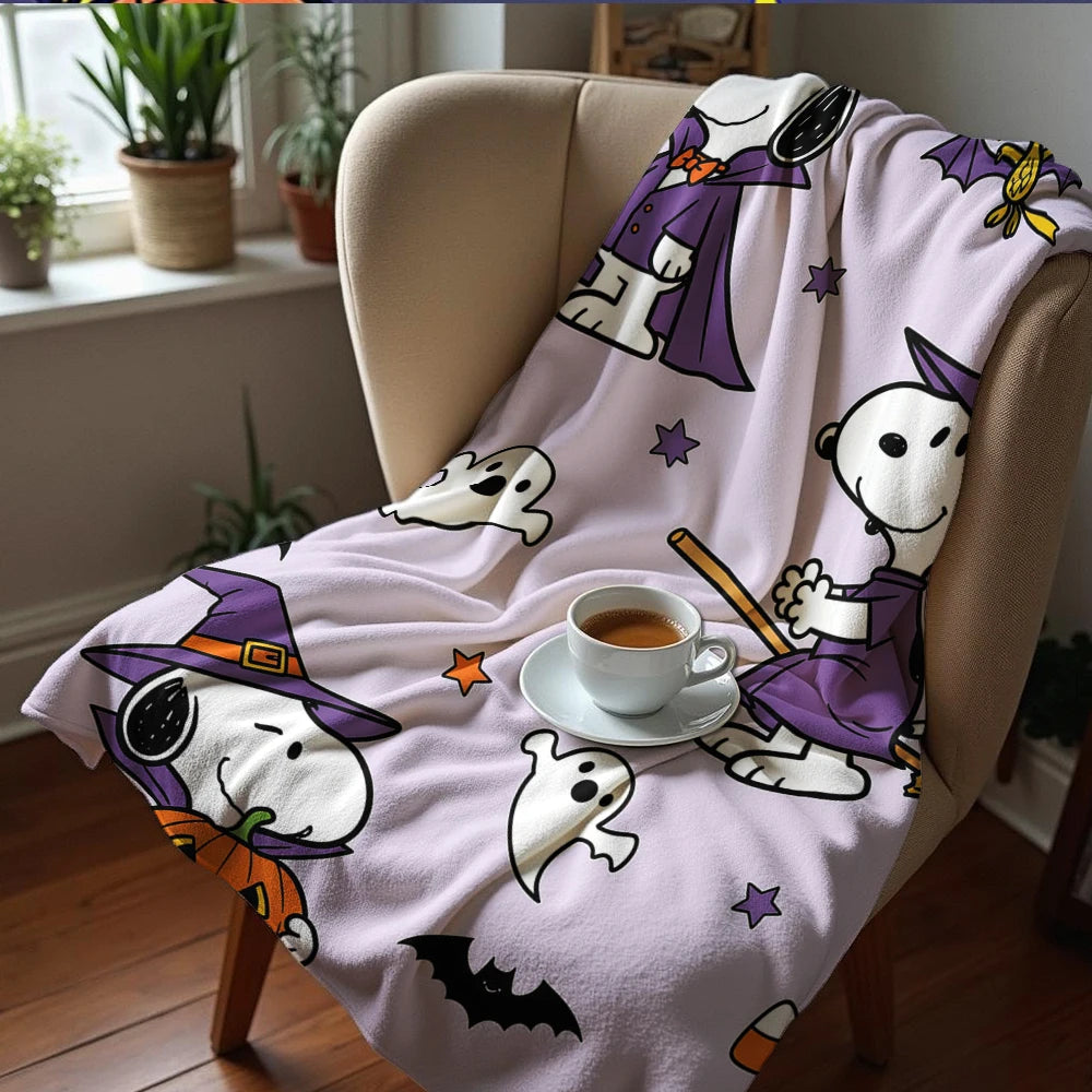 Halloween Sherpa Throw Blanket