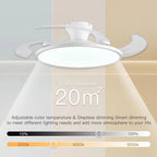 Invisible LED Ceiling Fan with Light