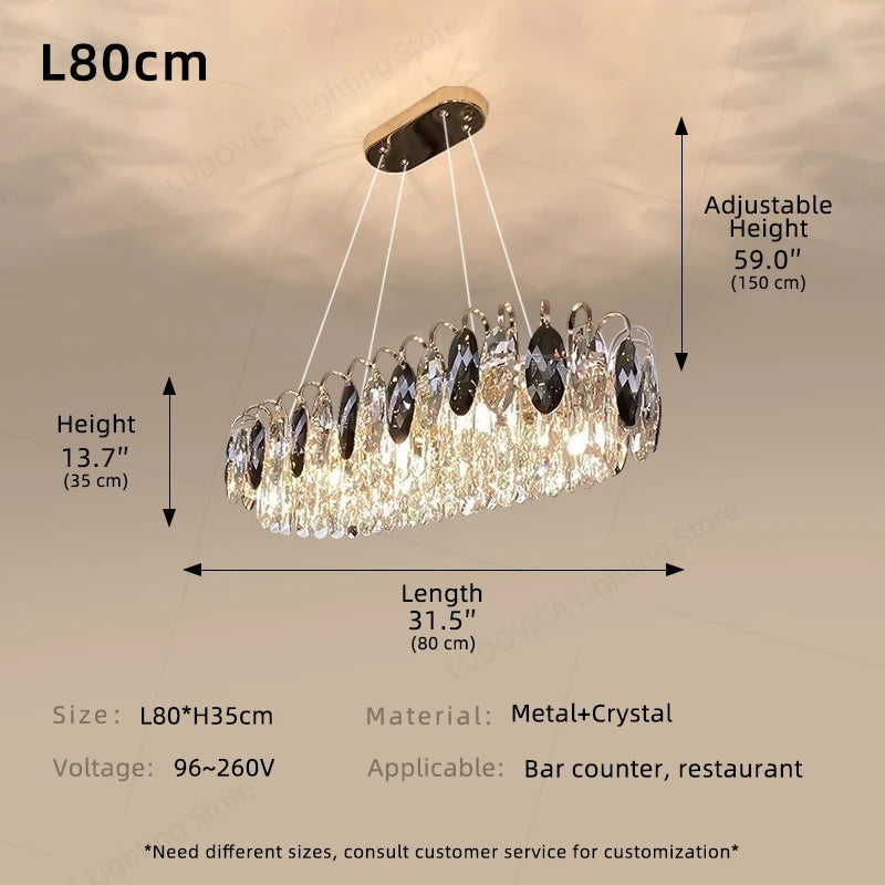 Modern Luxury Crystal Chandelier