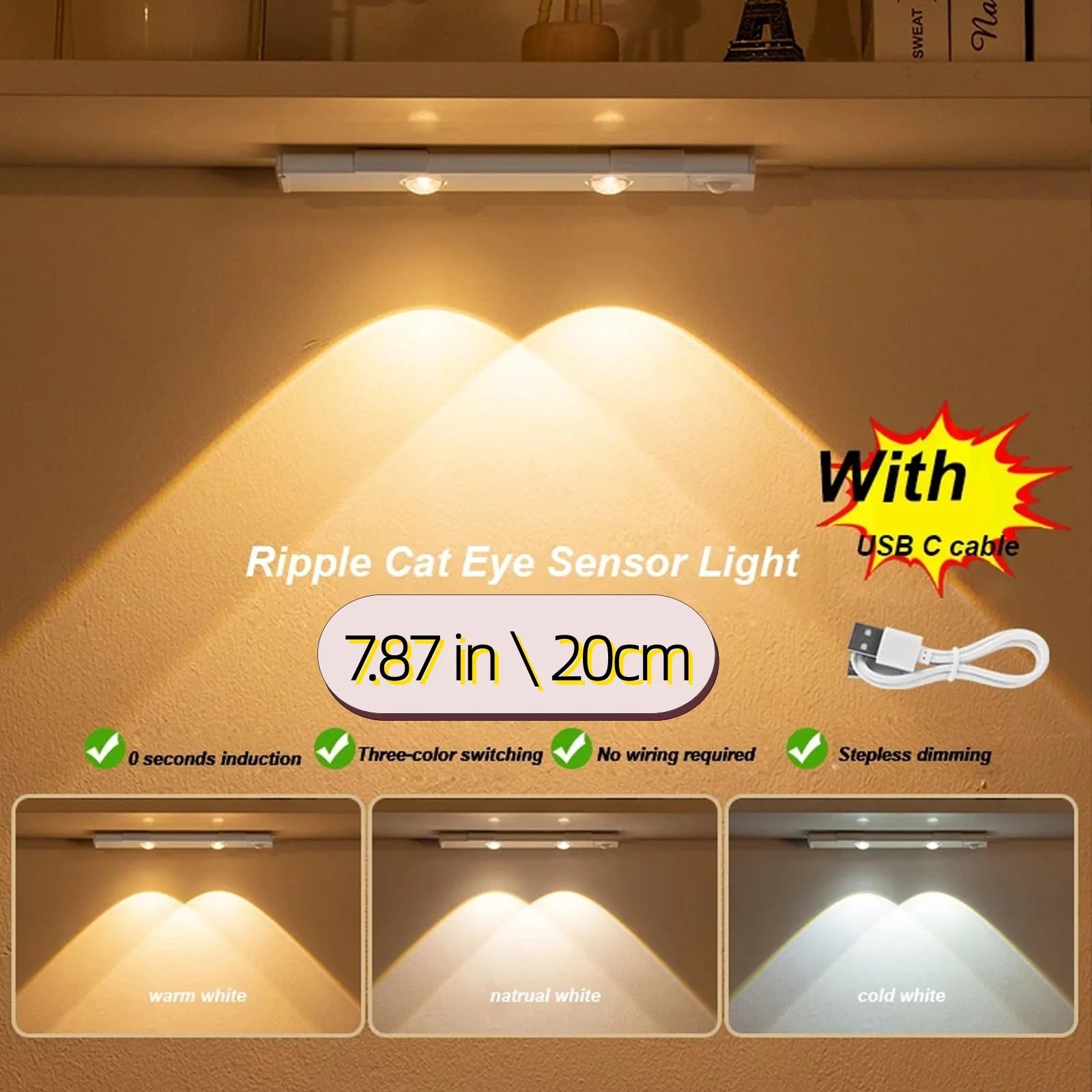 Rechargeable Under-Cabinet Light