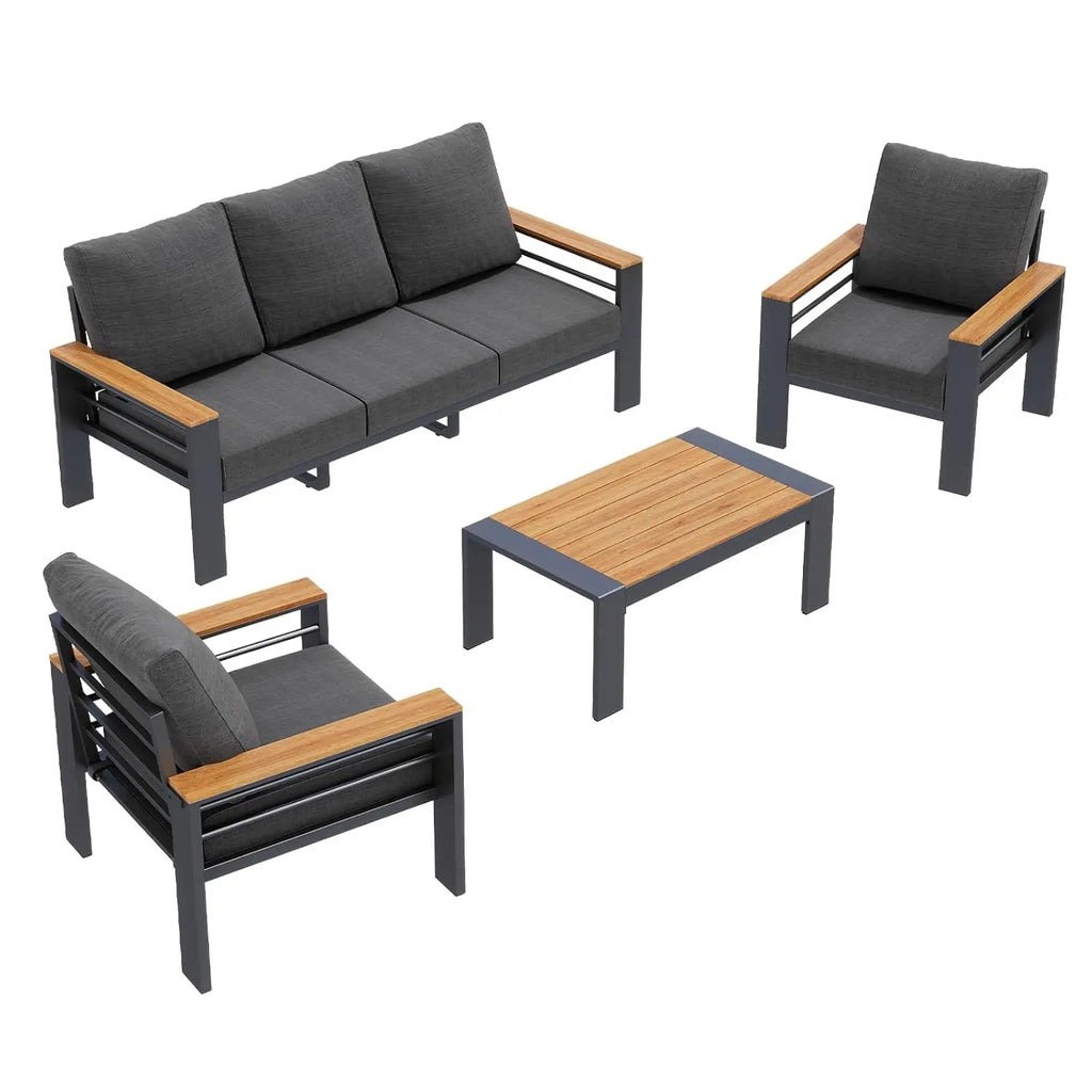 Aluminum Patio Conversation Set