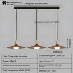 Walnut Chandelier