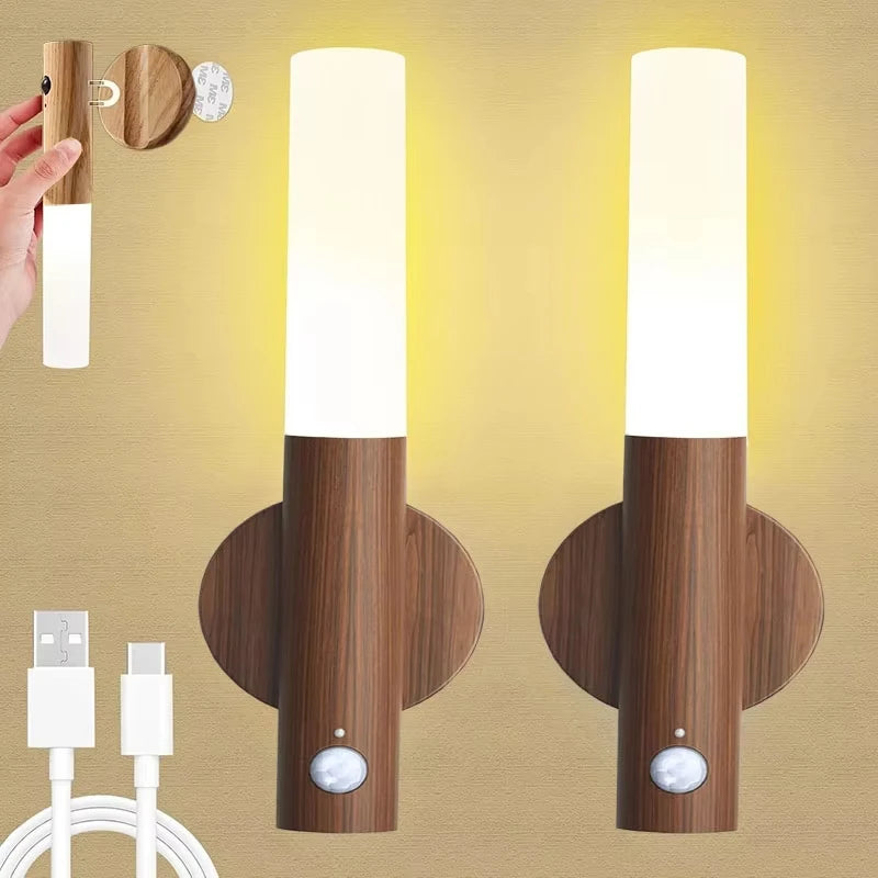 Rechargeable Motion Sensor Wall Light — detail view