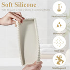 Wave-Edge Silicone Candle & Storage Tray
