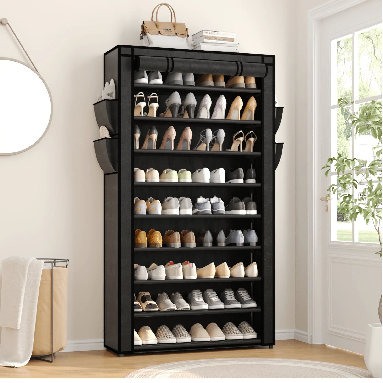 10-Tier Shoe Storage Cabinet