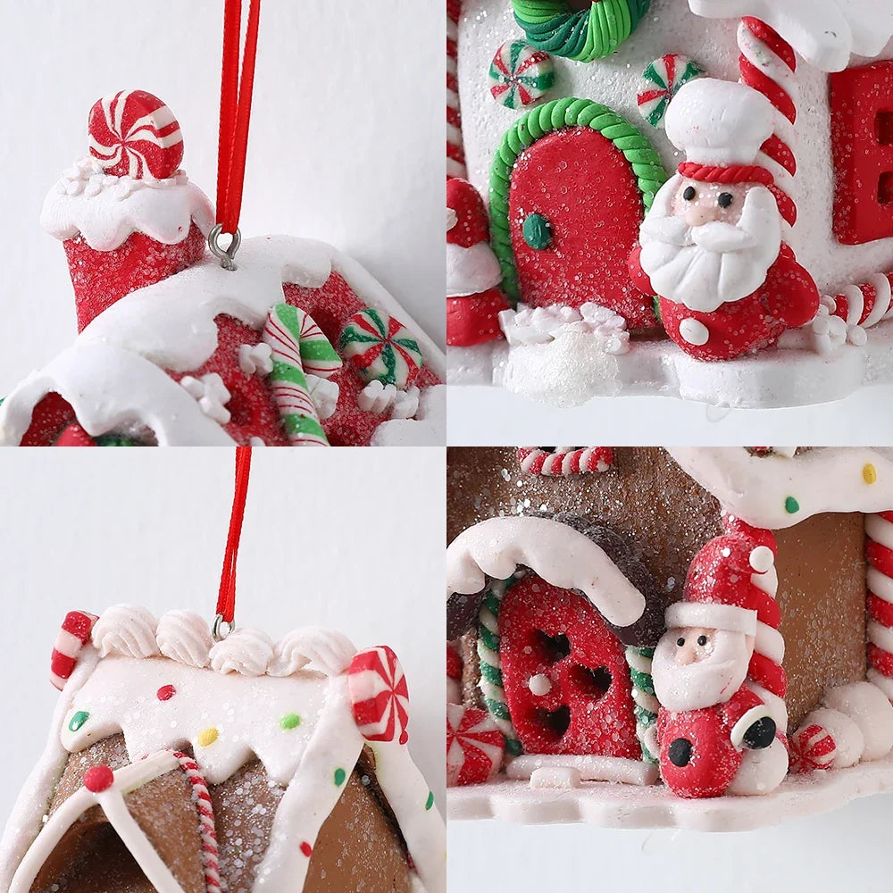 Gingerbread LED pendant ornament product detail