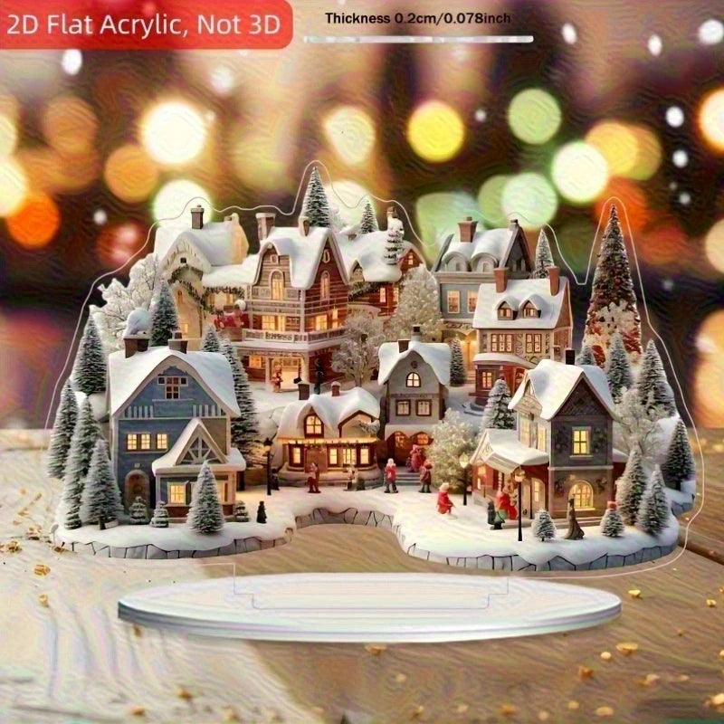 Winter Wonderland Christmas Village Display